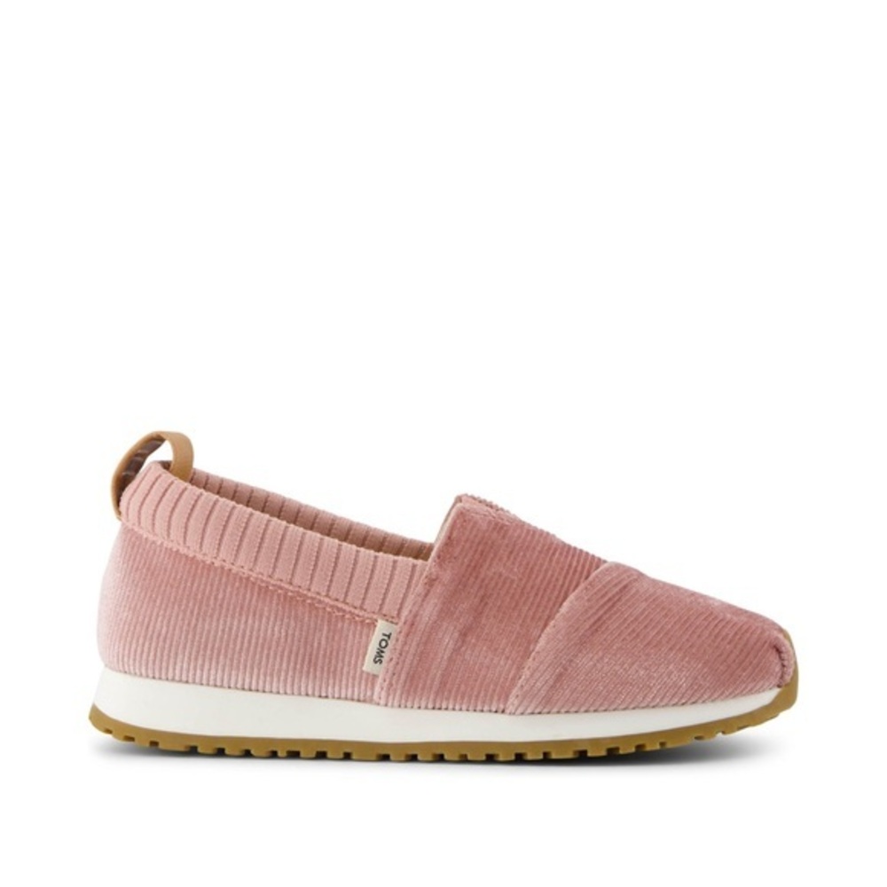 Toms Kids Moccasins in Blush and Beige